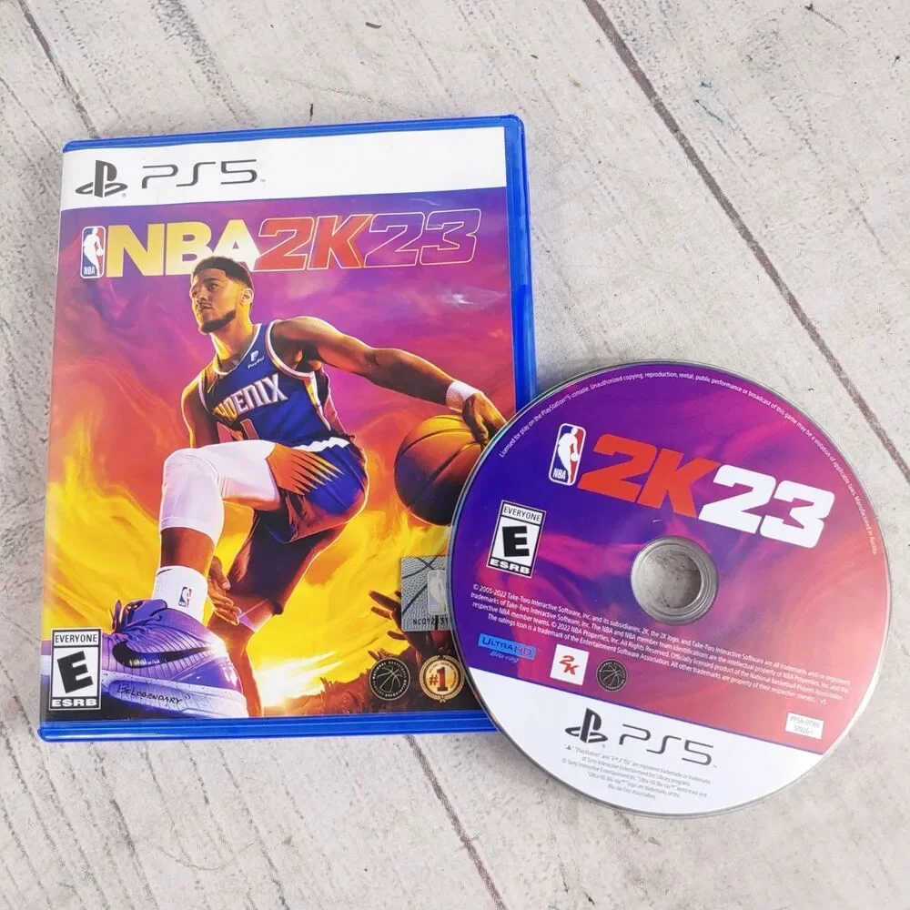 2K Games NBA 2K23 Sony PlayStation 5 PS5 Video Game Disc Box CIB TESTED
